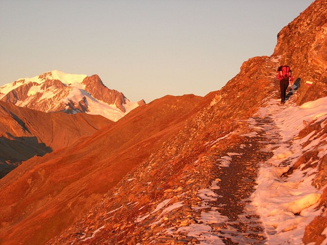 Tête Nord des Fours en Refuge du Col de la Croix du Bonhomme