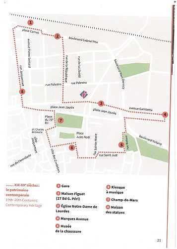 Parcours Balade  Romans au XIX -XX èmes siècles_Romans-sur-Isère