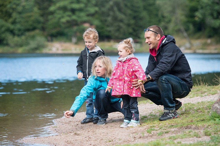 Wandeltocht voor gezinnen lac de blanchemer