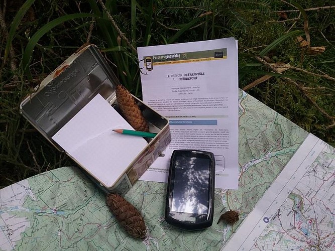 GEOCACHING - THE ARENTELE TREASURE