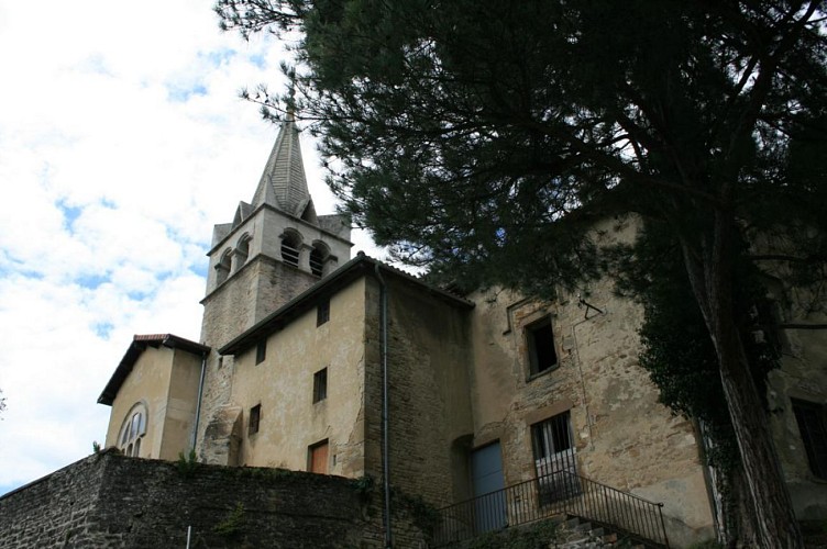 Eglise et ancien prieuré de Moidieu-Détourbe