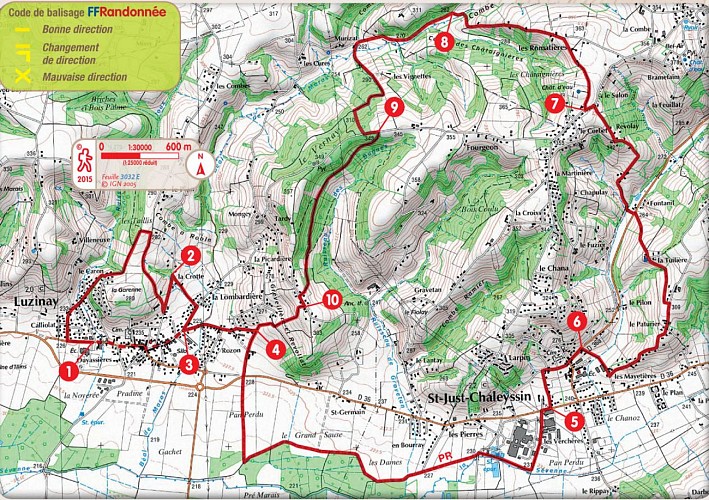 Wanderung: „Les Combes“
