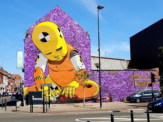 Circuito street art - bicicleta - Roubaix