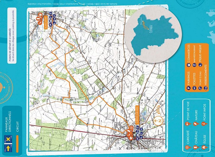 Aubigny-sur-Nère/Blancafort - Du Pays des Ecossais au 1er Centre de la zone Euro - Circuit 4