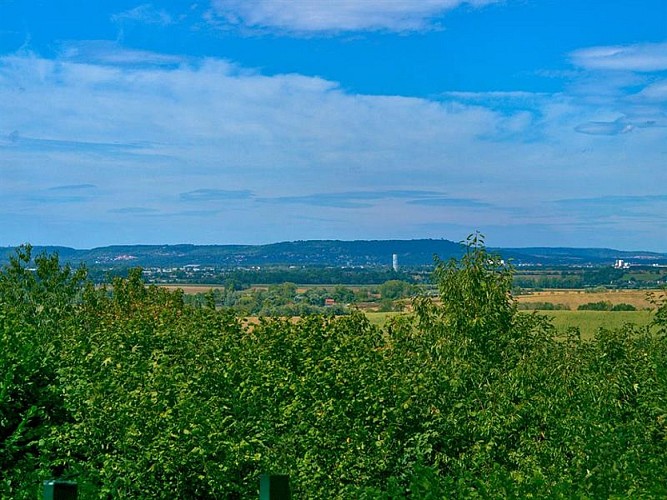 Vue depuis le fort Wagner, Verny