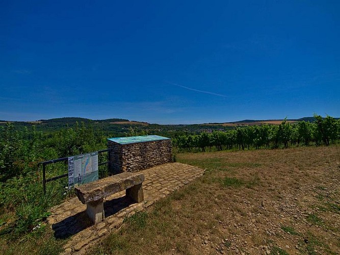 Point de vue au sud de Dornot