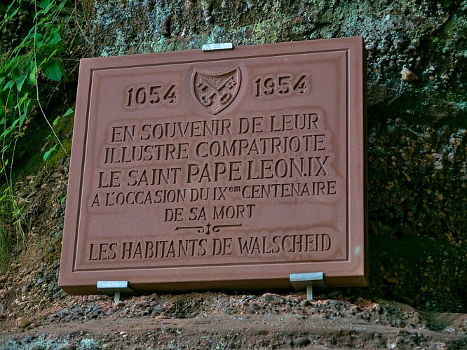 Plaque commémorative, Walscheid