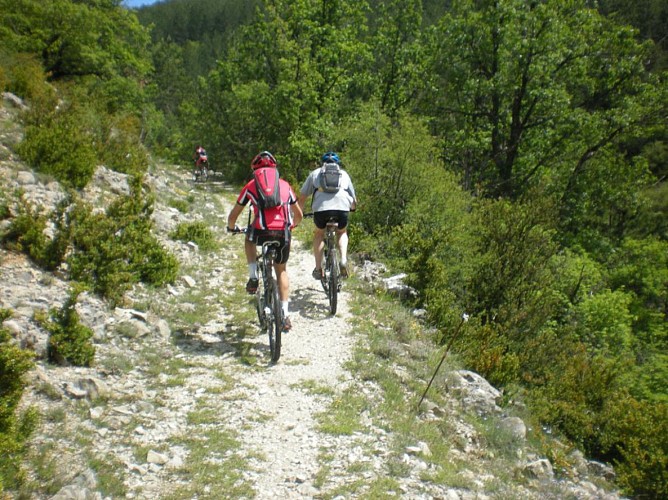 Mountain bike trail "Les versants de l'Auzance"
