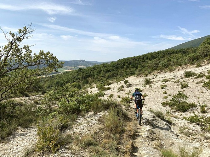 Mountain bike trail "Les balcons de la Durance"