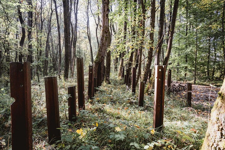 Rails antichars de la seconde Guerre Mondiale