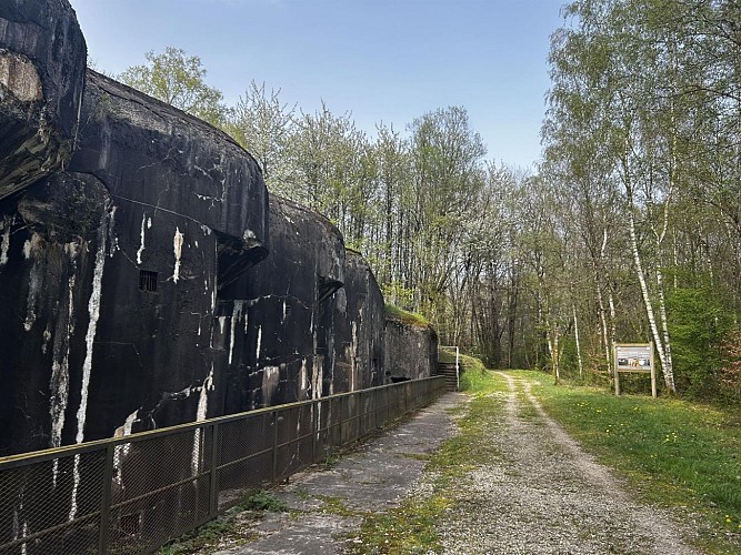 Bloc de combat de l'ouvrage du Simserhof faisant partie de la Ligne Maginot