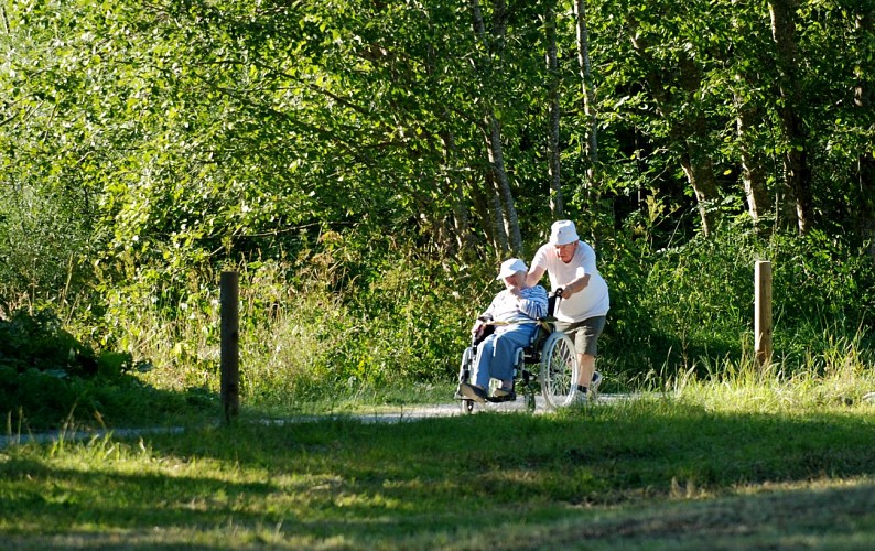 Wandelroute - Pad langs de oevers van de Dranse