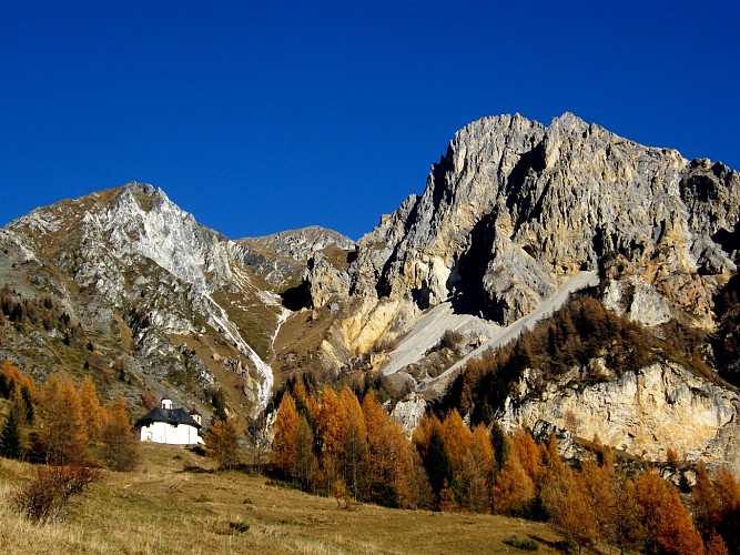 Notre Dame des Vernettes Kapelle zum Gebirgspass Entreporte