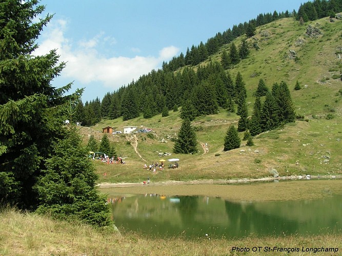 From the Lauziere lift to "La Grande Léchère" lake (5)
