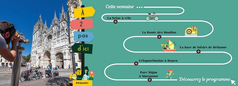 Vélo Patrimoine : Le Trait, Yainville, Duclair... Le long de la Voie Verte