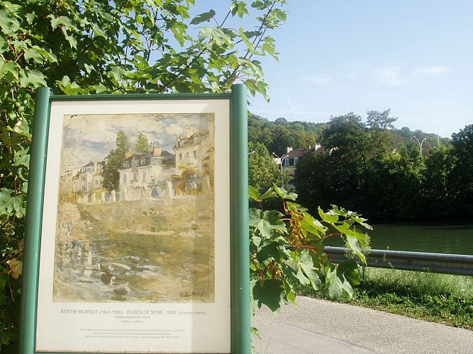 Etape 4 - Le pont de Bougival et Bords de Seine (reproduction n°4 et 5)