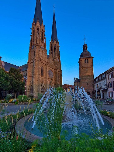 Église Saint-Martin et Porte de l'Albe, Sarralbe
