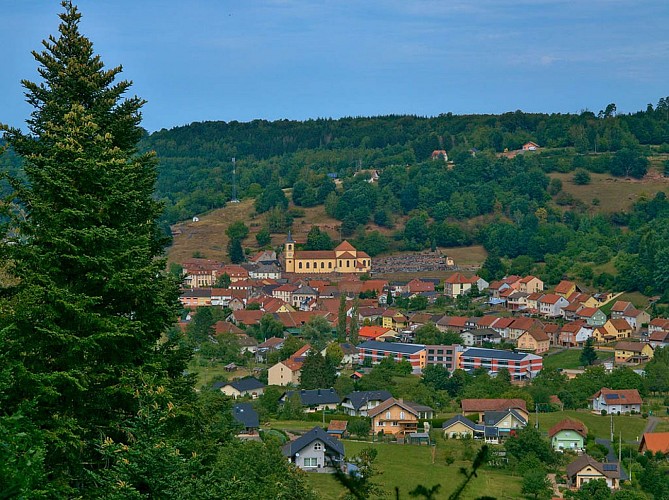 Point de vue au sud de la grotte Saint-Léon