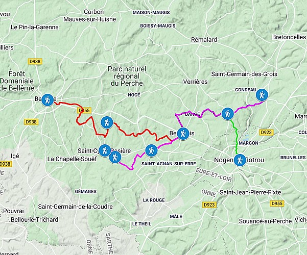 Les Traversées Percheronnes au départ de Berd'huis
