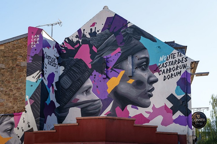 Balade Saint-Brieuc - parcours Street Art