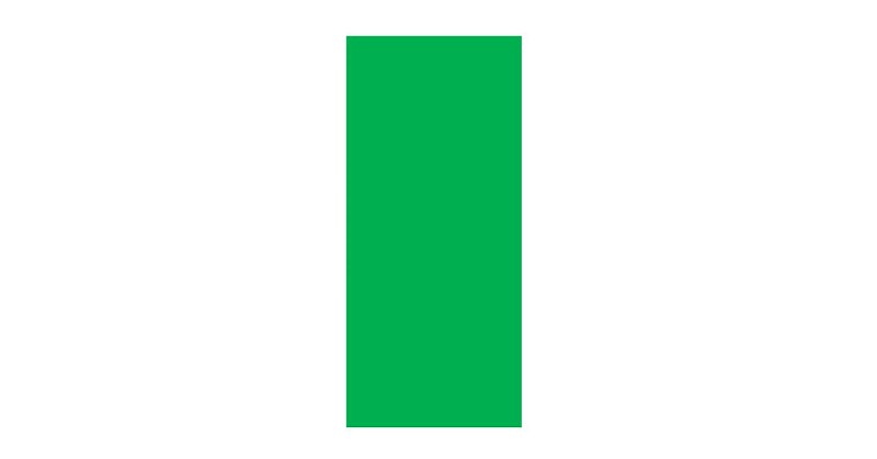 Balise rectangle vertical vert