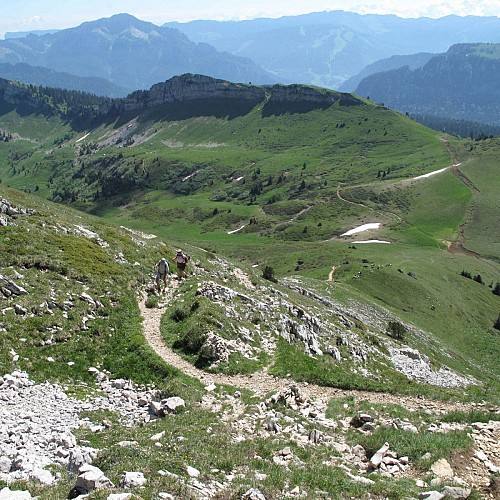 Col de la Grande Sure depuis le sommet