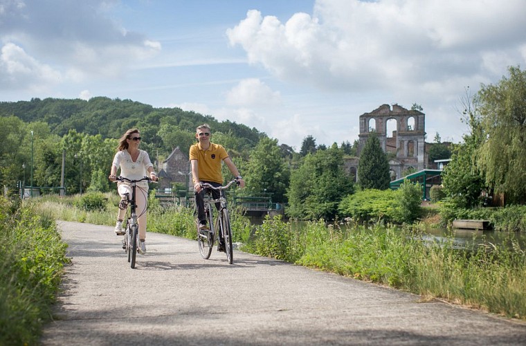 Die UNESCO-Fahrradroute - Etappe 4 von Thuin nach Charleroi