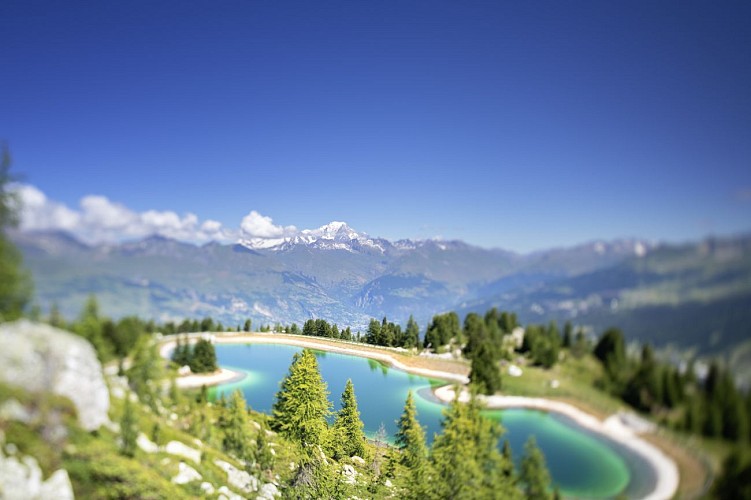 Le Lac des Pierres Blanches au départ de  Plan Bois