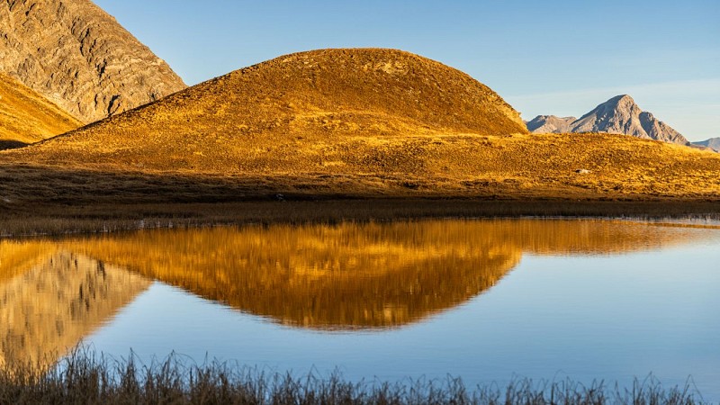 Le lac des Cordes depuis les Chalps_Cervières