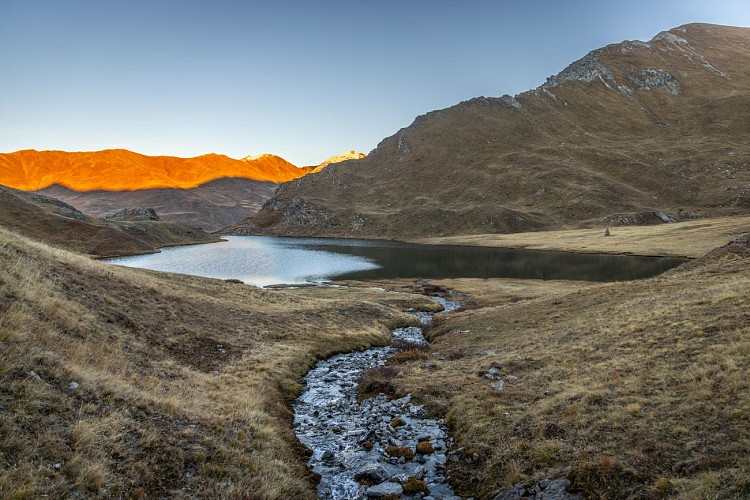 Le lac des Cordes depuis les Chalps_Cervières