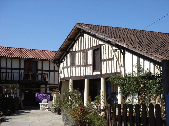Maison landaise à Coucut