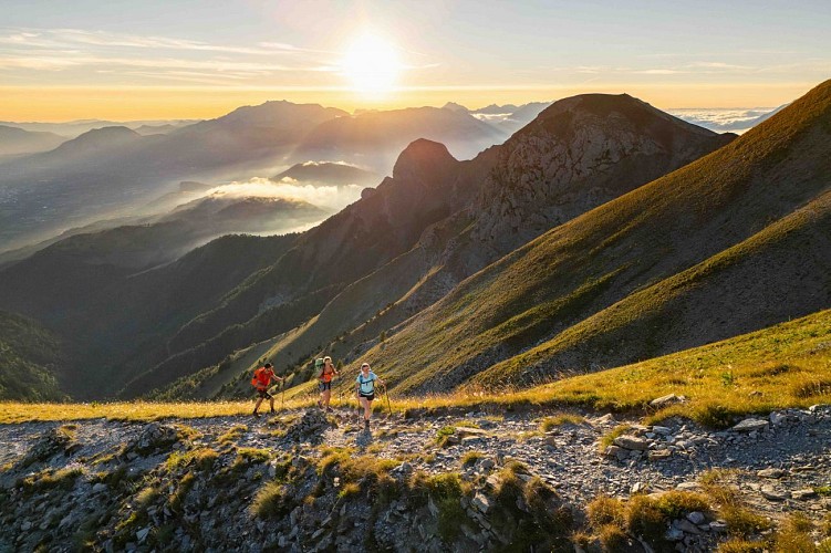 Montée au sommet du Piolit dans le Champsaur