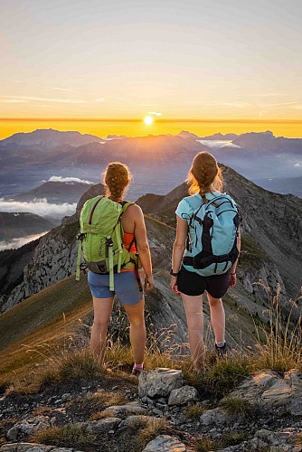 Montée au sommet du Piolit dans le Champsaur
