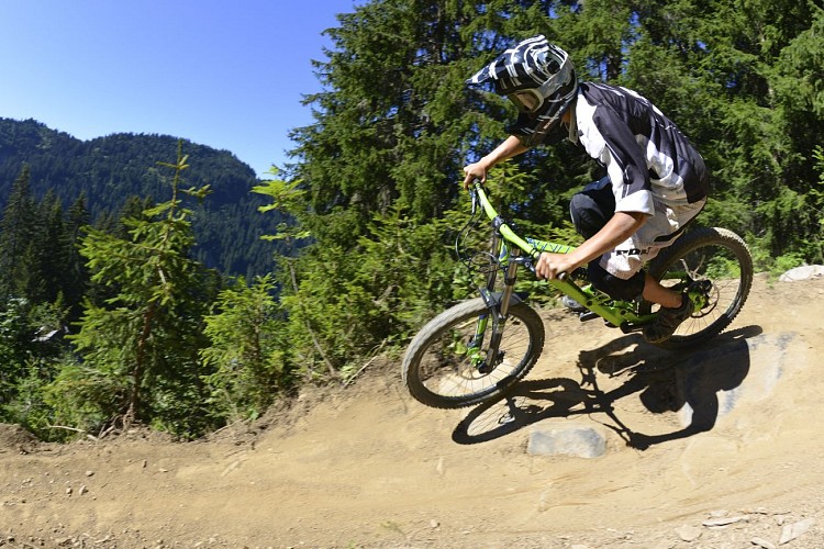 Mountainbike piste - Vink Line middengedeelte