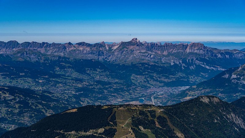 Panorama sur la Chaine des Aravis