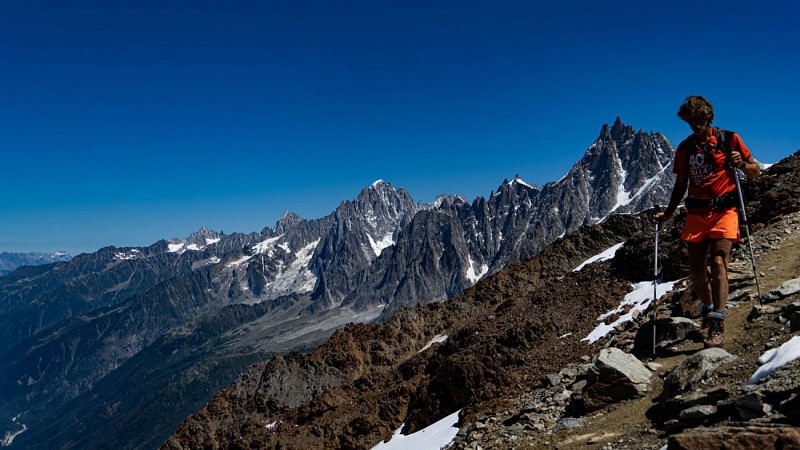 Vue Panoramique lors de la montée à Tête Rousse