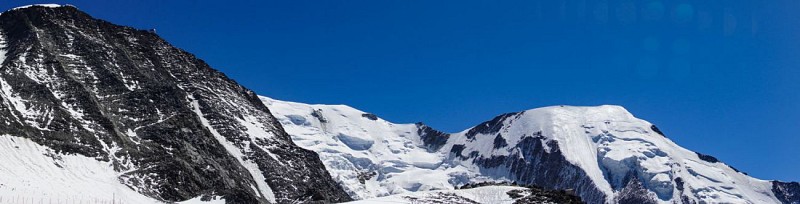 Petit panorama Aiguille du Gouter Aiguille de Bionassay