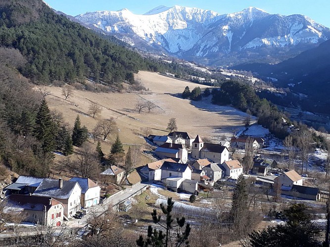 Glandage depuis l'ancienne route des diligences