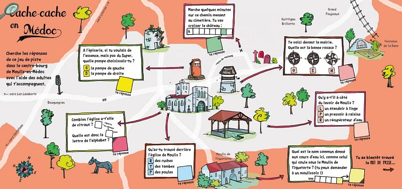 Cache Cache en Médoc de Moulis