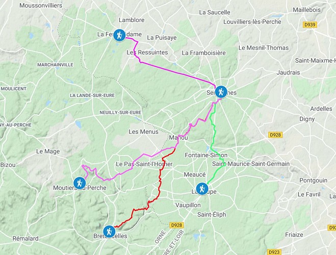 Les Traversées au départ de Senonches