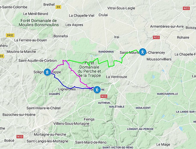 Les Traversées au départ de Soligny-la-Trappe