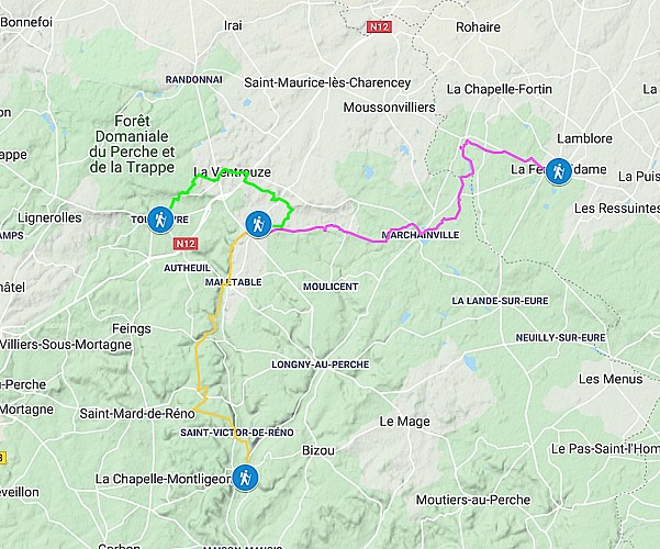 Les Traversées Percheronnes au départ de L'Hôme-Chamondot