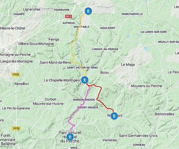 Les Traversées Percheronnes au départ de Monceaux-au-Perche