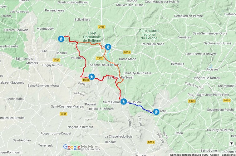 Les Traversées Percheronnes au départ de Saint-Germain-de-la-Coudre