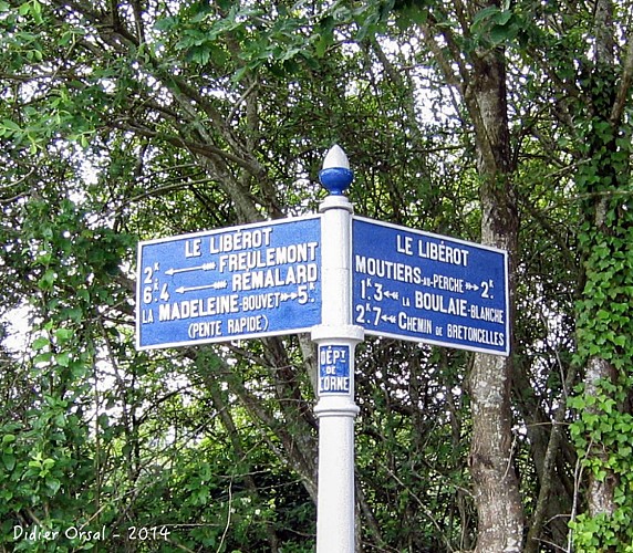 Plaques de cocher au Libérot