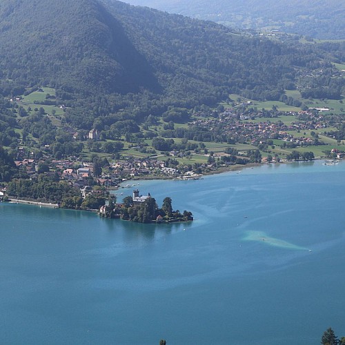 Le lac depuis l'ermitage Saint Germain