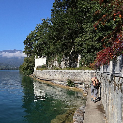 Départ de Talloires
