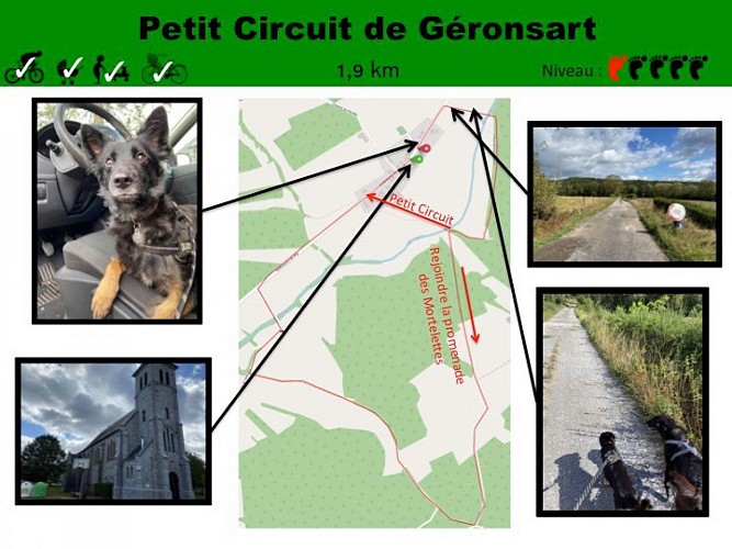 44 Petit circuit de Géronsart - balise verte