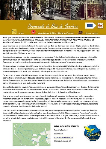 19 Promenade du Bois de Gonrieux - balise bleue