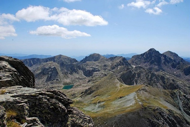 Panorama depuis le sommet du mont des Merveilles en Roya.
